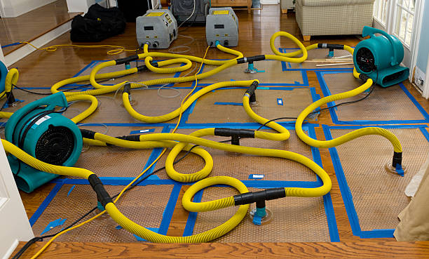 Professional Crawl Space Water Removal technician working in Mason, TX
